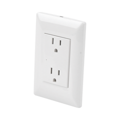 Contacto Inteligente de Pared Doble 120, 15A, con Supresor de Picos Tipo A.