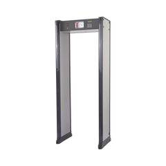 Arco Detector de Metales de 18 Zonas con Anclaje para Fijarse al Piso. Incluye Sensor IR para evitar falsas Alarmas / Certificado por la Administración Federal de Aviación de EE. UU. (FAA)