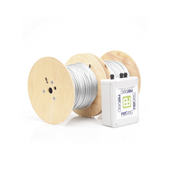 Cable Sensor Perimetral IRONCLAD / 610 m (2,000 ft) / 2 Zonas / Cerca Ciclónica / Sin Falsas Alarmas por Viento / Tarjeta LPU400 / Calibración por Software