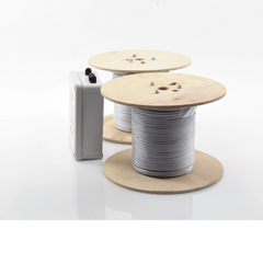 Kit de Cable Sensor Perimetral Para Cercas Ciclonicas IRONCLAD/ 305 METROS / 2 ZONAS; 152 METROS POR ZONA / Sin Falsas Alarmas por Viento / TODO Incluido TARJETA LPU400/ Calibración por Software
