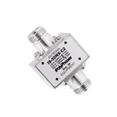 Protector Coaxial RF / 125-1000 MHz / 50 Ω / Conectores N Hembra / Ceja Lateral / 50 kA