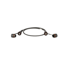 Patch Cord Cat6A IndustrialNet, Blindado S/FTP, Con Plug Industrial y Tapa en Cada Extremo, 3 Metros (9.84 Pies)
