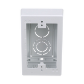 Caja de Pared Superficial, uso Universal con Placas de Pared, Con Cinta Adhesiva, Color Blanco