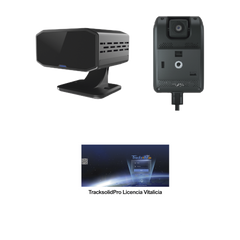 KIT Dashcam con sistema de control ADAS (asistencia de manejo) y Camara DMS con IA (JC170) / Multiples alarmas /Comunicación dos vías / ideal para flotas vehiculares / Facil instalacio / Incluye licencia vitalicia plataforma TrackSolidPro