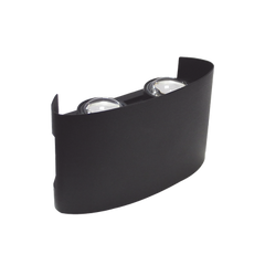 Lámpara Arbotante 4 W 220 lm / Dimensiones 120 x 80 x 40 mm / 85 - 265 Vca~ 50/60Hz / Luz Cálida 2 700 K / Uso en exterior IP 54.