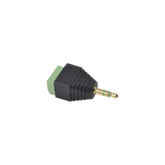Adaptador para audio y video de 3.5 mm con terminal atornillable