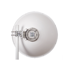 Antena direccional Alto Rendimiento / Parábola profunda para mayor aislamiento al ruido /4 ft / Guía de onda para radio B5x y C5x / Ganancia de 35 dBi / Soporte de acero inoxidable / Polaridad en 90 ° y 45 ° / Incluye montaje.