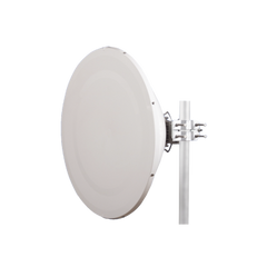 Antena direccional Alto Rendimiento / Parábola profunda para mayor aislamiento al ruido /4 ft / Guía de onda para radio B5x y C5x / Ganancia de 35 dBi / Soporte de acero inoxidable / Polaridad en 90 ° y 45 ° / Incluye montaje.