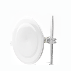 Antena Direccional de Alto Rendimiento / 33.0 ± 1 dBi / 3 ft / 5.9-7 GHz / Conectores SMA Hembra Inverso / Alto Aislamiento al Ruido / Fácil Montaje y herraje de acero inoxidable / Radomo Incluido