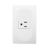 Contacto Sencillo de 127 V~60 HZ 15 A/ Color Blanco.