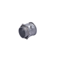 Conector 1" (25mm) pared delgada con tornillo tipo americano galvanizado etiqueta verde