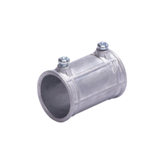 COPLE 1/2" (13MM) PARED DELGADA CON TORNILLO TIPO AMERICANO, GALVANIZADO - ETIQUETA VERDE