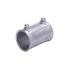 Cople 2" (52mm) con tornillo pared delgada galvanizado etiqueta verde