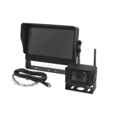Sistema Profesional Inalámbrico de Cámara de Reversa y Monitor para Vehículos de Trabajo y Montacargas
