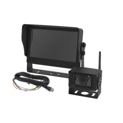 Sistema Profesional Inalámbrico de Cámara de Reversa y Monitor para Vehículos de Trabajo y Montacargas