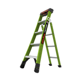 Escalera de Tijera 3 en 1 de 1.5 Metros, Fibra de Vidrio (SKU13906-001). Hecha en E.U.A. (Versión 2.0)