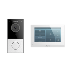 Kit de Videoportero Akuvox WIFI/ Monitor Linux de 7 Pulgadas/ 100% en la Nube / POE / Bluetooth / NFC / Lector de Tarjetas MIFARE / ONVIF / IP65 / Cámara 2 MP / Botón con Iluminación / Control de 1 Puerta / Entradas de Alarma