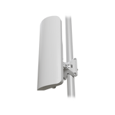 (mANTBox ax 15s) Punto de Acceso Sectorial de 120°/ WiFi 6 Doble Banda 2.4Ghz y 5Ghz/Antena Integrada 15 dBi/Con 1 Puerto Ethernet PoE In + 1 puerto SFP 2.5Gbps