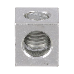 Conector Mecánico de Aluminio, de Un Orificio 1/4" y Un Barril, para Cable de 14 a 2 AWG. 1 Pieza