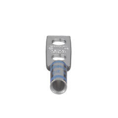 Zapata de compresión LCD6-14A-L para cal. 6 Awg, Doble barreno para tornillo prisionero de 1/4, Espaciado de orificio 16mm, 1 Pz