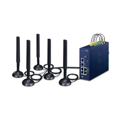 (LoRa) Gateway Industrial LoRaWAN Celular 5G NR Con 5 Puertos 10/100/1000T