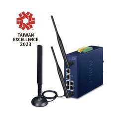 (LoRa) Gateway Industrial Inalámbrico de 5 Puertos 10/100/1000T