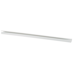 Canaleta LD10 de PVC rígido, con cinta adhesiva para instalación sin herramientas, de 38.4 x 24 x 1828.8 mm, Color Blanco