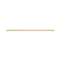 Canaleta LD3 de PVC rígido, con cinta adhesiva para instalación sin herramientas, 19.6 x 11.2 x 1828.8 mm, Color Blanco Mate