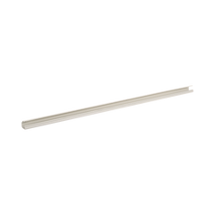 Canaleta LD5 de PVC rígido, con cinta adhesiva para instalación sin herramientas, 26 x 15 x 1828.8 mm, Color Blanco Mate
