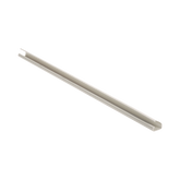 Canaleta LD5 de PVC rígido, con cinta adhesiva para instalación sin herramientas, 26 x 15 x 1828.8 mm, Color Blanco Mate