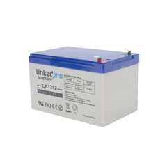 Batería de respaldo 12 V | 12 Ah | AGM | Especial para Seguridad Electrónica | UPS | Sistemas de Emergencia | Vida útil 5 años | Terminales F1 + Adaptador F2