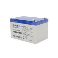 Batería 12 V / 12 Ah / UL / Tecnología AGM / Vida útil promedio de 5 años / Uso en equipo electrónico / Intrusión / Incendio/ Control de acceso / Video Vigilancia / Terminales F1 ( Incluye adaptador F2 )