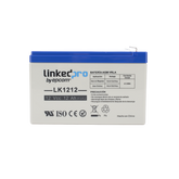 Batería 12 V / 12 Ah / UL / Tecnología AGM / Vida útil promedio de 5 años / Uso en equipo electrónico / Intrusión / Incendio/ Control de acceso / Video Vigilancia / Terminales F1 ( Incluye adaptador F2 )