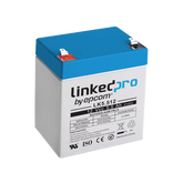 Batería 12 V / 5.5 Ah / UL / Vida útil promedio 5 años / Tecnología AGM / Para uso en equipo electrónico, Alarmas de Intrusión / Incendio/ Control de acceso / Video Vigilancia / Terminales F1 ( Incluye adaptador F