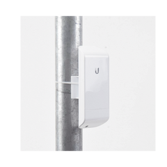 NanoStation airMAX locoM2 CPE, hasta 150 Mbps, frecuencia 2 GHz (2412-2462 MHz) con antena integrada de 8 dBi