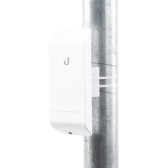 NanoStation airMAX locoM5 CPE, hasta 150 Mbps, frecuencia 5 GHz (5170-5875 MHz) con antena integrada de 13 dBi