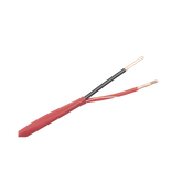 Alambre de Alarma contra Incendios - Bobina de 305 Metros: 2 x 18 AWG, Rojo, Tipo FPLR, (UL) FT4, Ideal para Sistemas de Detección y Evacuación de Incendios