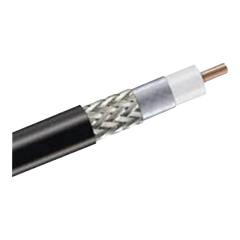 Carrete de 305 Metros (1000 Pies) de Cable Coaxial Tipo RG-8 50 Ohms C/Conductor de Aluminio Recubierto de Cobre EstaÑado y Malla D/ de Aluminio Recubierto Cobre EstaÑado