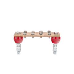 Barra Unión Torre 1000A / Cobre 100% / Compatible STZ30-45 / Aisladores Rojos / EIA-TIA-BICSI / TMGB-TGB