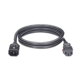 Cable de Alimentación Eléctrica Con Bloqueo de Seguridad, de IEC C14 a IEC C13, 1.2 Metros de Largo, Color Negro, Paquete de 10 Piezas