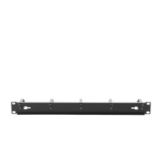 Organizador de Cables con 5 anillos, 1U, 19" Color negro