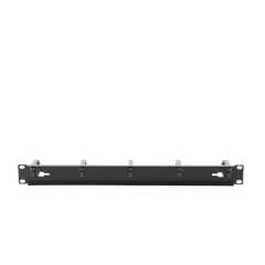 Organizador de Cables con 5 anillos, 1U, 19" Color negro