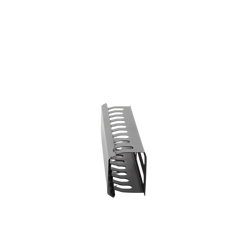 Organizador de Cables Horizontal de 2U para Rack de 19" con Cubierta Metálica