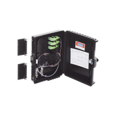 Cierre de Empalme para 24 fusiones de fibra óptica, Interior/Exterior, con 8 acopladores SC/APC y splitter 1x8 SC/APC Incluido, IP65