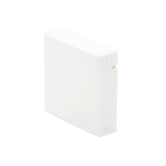 Caja Terminal de Fibra Óptica (Roseta) con un Acoplador SC/APC, Color Blanco