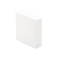 Caja Terminal de Fibra Óptica (Roseta) con un Acoplador SC/APC, color Blanco