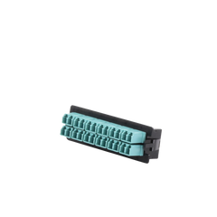 Placa Acopladora para Distribuidor de Fibra Óptica LP-ODF-8024, Incluye 12 Acopladores LC Duplex para Fibra Multimodo