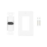 Placa de pared 1 puerto HDMI hembra a hembra