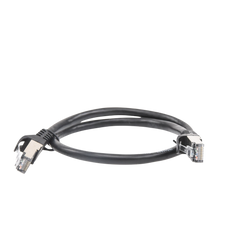 Cable de Parcheo FTP Cat6 - 0.5 Metros (1.64 Pies) - Negro
