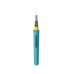 Cable de Fibra Óptica Multimodo OM4 50/125, 12 Hilos, para Interior, Tight Buffer 900µm, OFNR Riser, Dieléctrica, Precio Por Metro, (Hasta 2000 Metros en un Solo Tramo de Cable)
